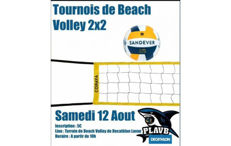 [REPORTÉ AU 19 AOÛT] Tournoi de Beach Volley - Decathlon