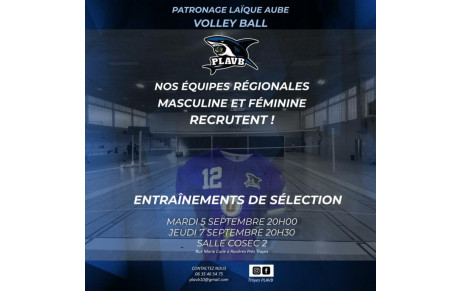 [ON RECHERCHE] JOUEURS / JOUEUSES POUR LES EQUIPES REGIONALES